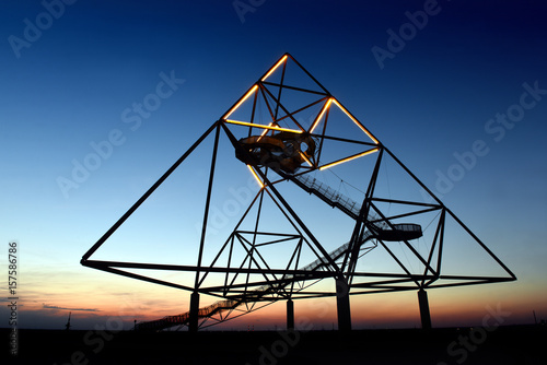 Tetraeder  Bottrop  Germany - Industry Architecture Art Tetrahedron with a viewing platform