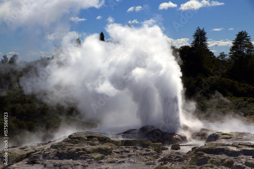 A geothermal wonder in New Zealand - Pohutu Geyser, Rotorua