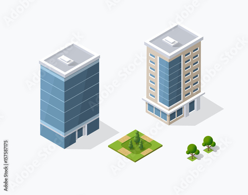 urban buildings and construction