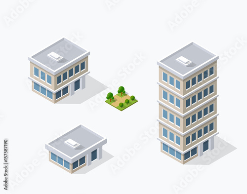 urban buildings and construction