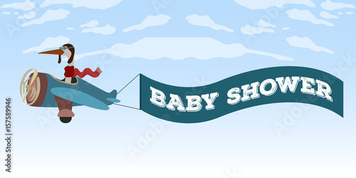 Baby shower invitational card