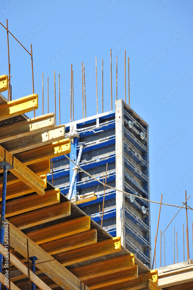 Fototapeta premium Construction site work