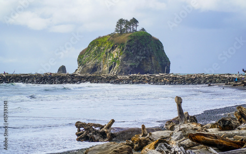 Beautiful coast line of La Push in Clallam County Washington - FORKS - WASHINGTON photo