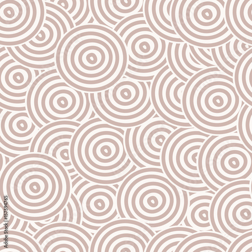 Fototapeta Naklejka Na Ścianę i Meble -  Abstract seamless circles in pastel colors for creativity craft and design