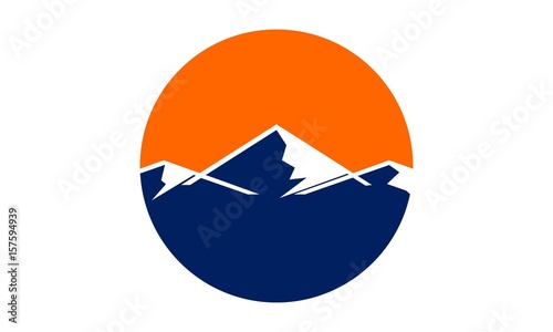 mountain and sun of the universe