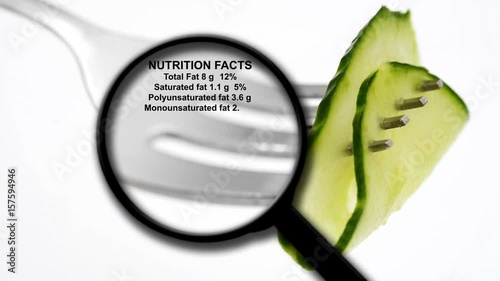 Cucumber nutrition facts photo