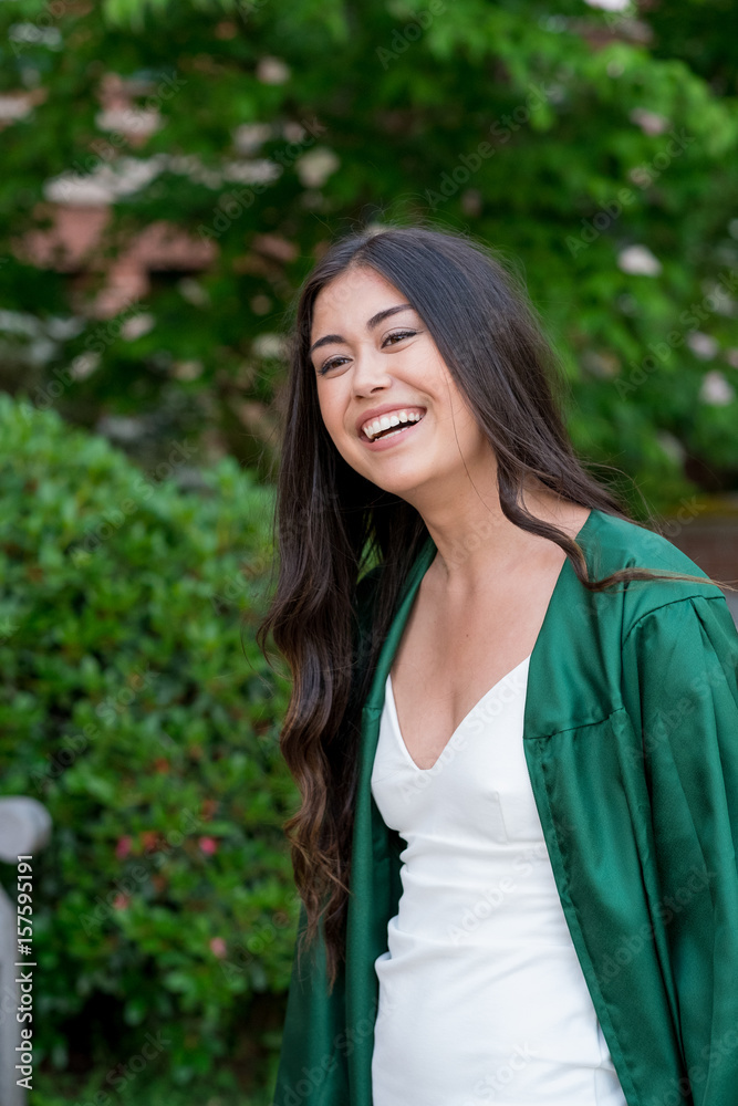 College Graduation Photo on University Campus College Graduation Photo on University Campus