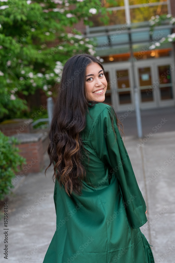 College Graduation Photo on University Campus College Graduation Photo on University Campus