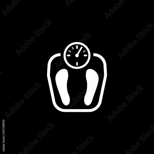 Weight Management Icon. Flat Design.