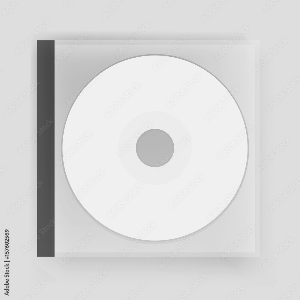 Compact disc vector icon illustration Compact disc vector icon illustration