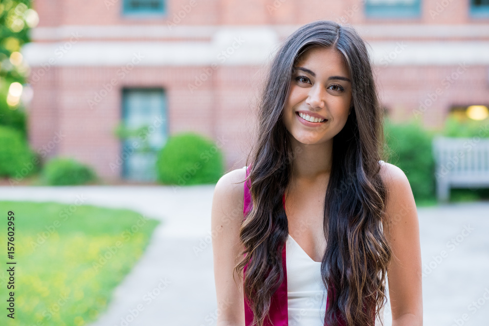 College Graduation Photo on University Campus College Graduation Photo on University Campus