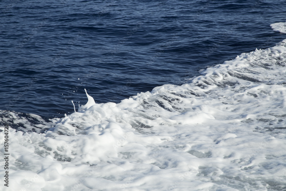 Naklejka premium Sea foam