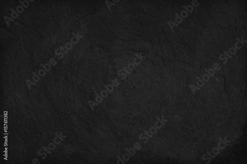 Black Stone background. Dark gray texture close up high quality May be used blank for design. Copy space