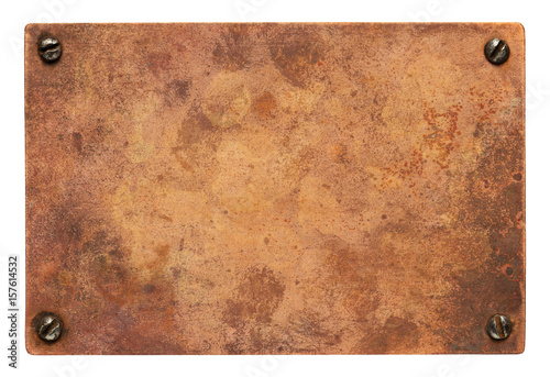 Old copper plate background