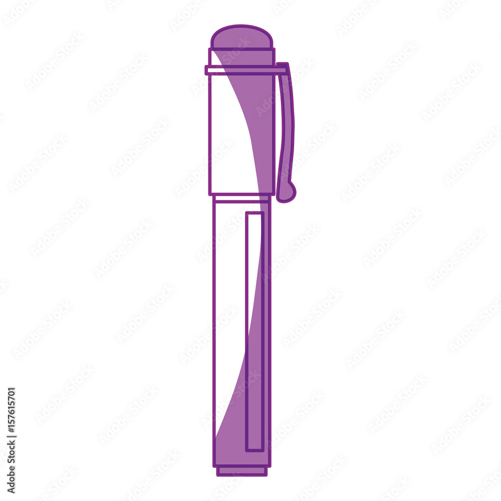 Office pen utensil icon vector illustration graphic design Office pen utensil icon vector illustration graphic design