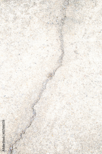 White Mortar Wall With Cracked Structure Texture Background