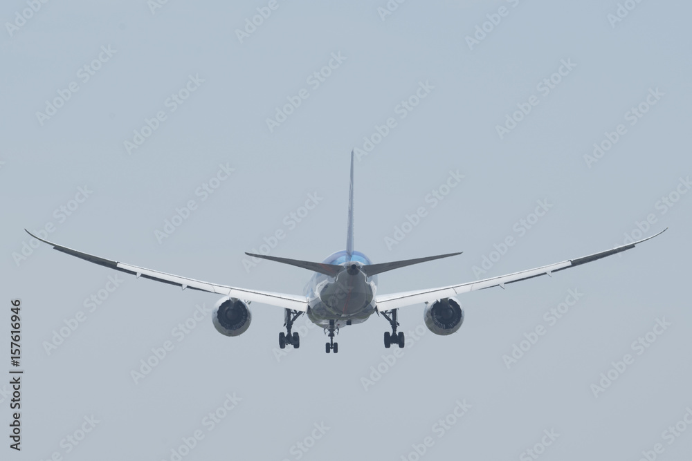 Obraz premium The aft part of the aircraft