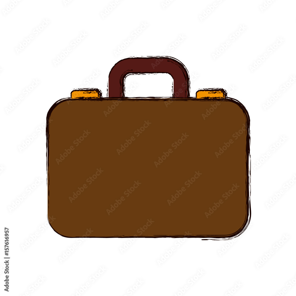 luxury suitcase with professional businessman, vector illustration luxury suitcase with professional businessman, vector illustration