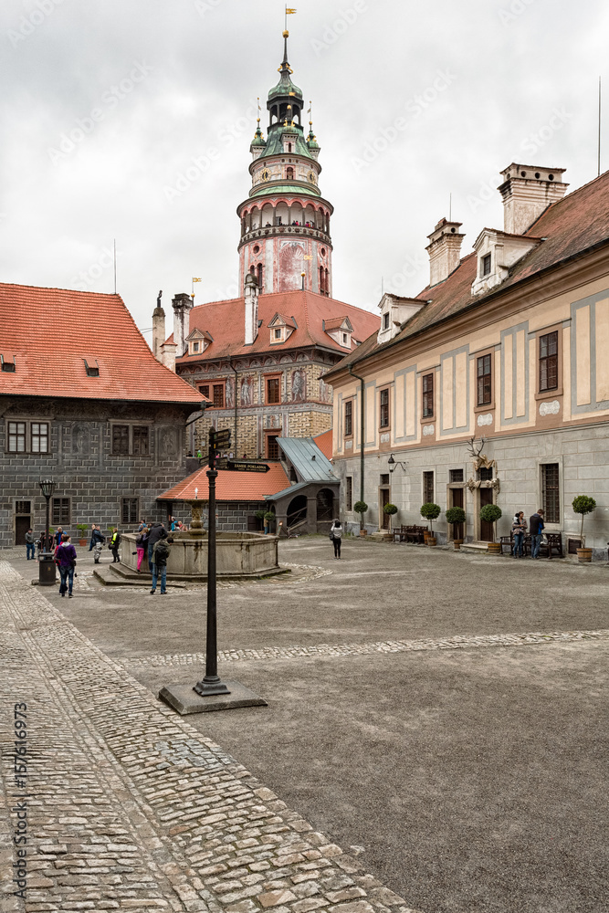 Obraz premium Czech Republic . Town of Cesky Krumlov