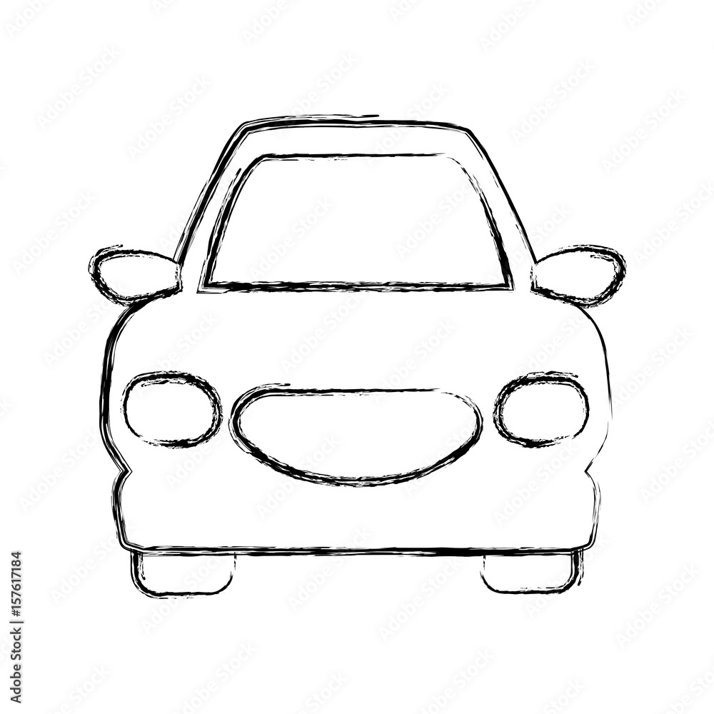 Obraz premium figure nice luxury car to drive and travel vector illustration