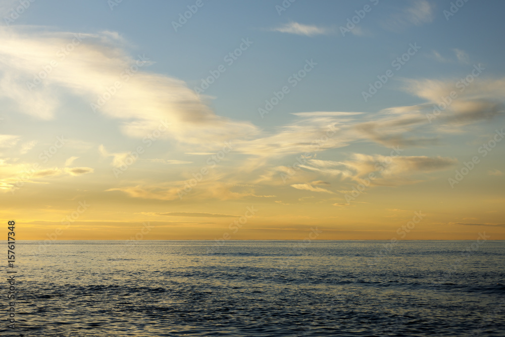 Fototapeta premium Sonnenuntergang an der Ostsee