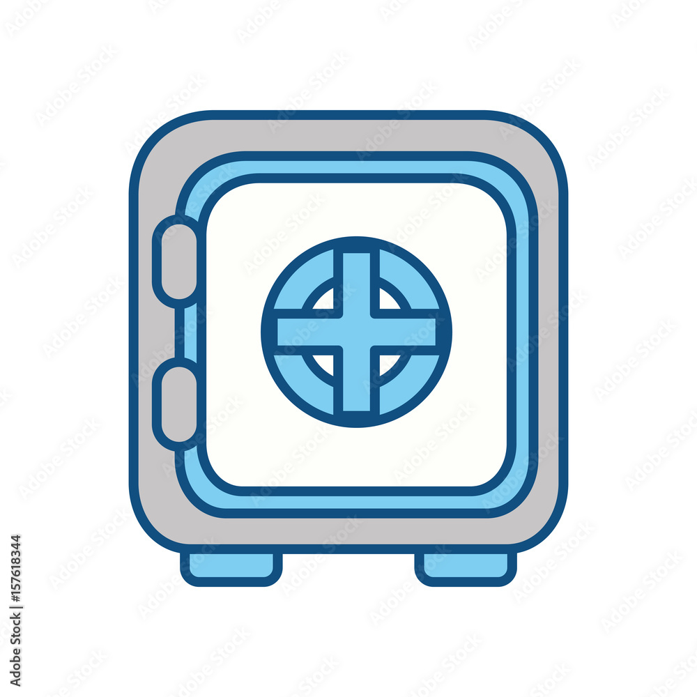 strong box to care secret things vector illustration strong box to care secret things vector illustration