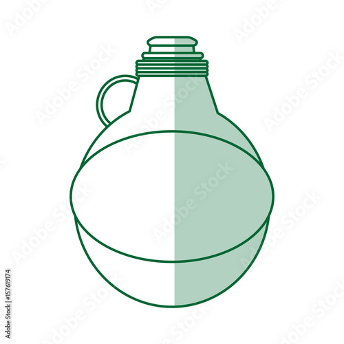 Team canoes flat illustration vector design icon graphic shadow