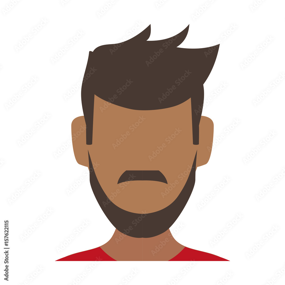 Man faceless avatar icon vector illustration graphic design Man faceless avatar icon vector illustration graphic design