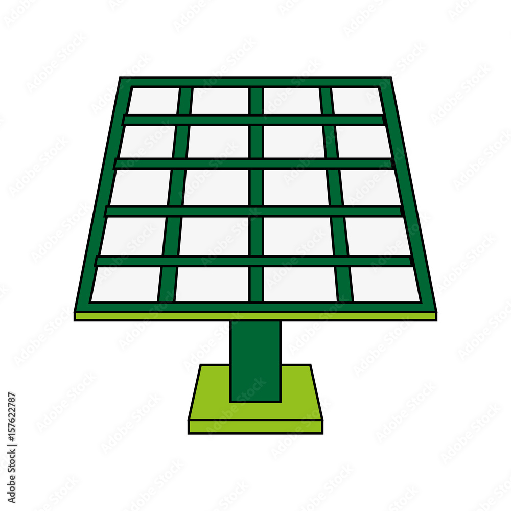 solar panel cartoon icon vecor illustration design graphic Stock Vector |  Adobe Stock