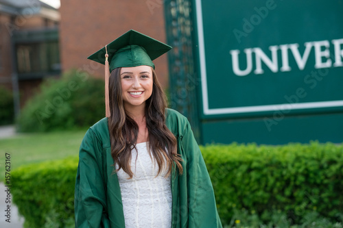 College Graduation Photo on University Campus