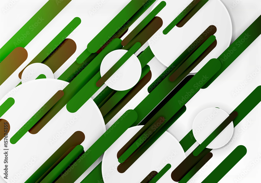 Fototapeta premium Cut 3d paper color straight lines abstract background