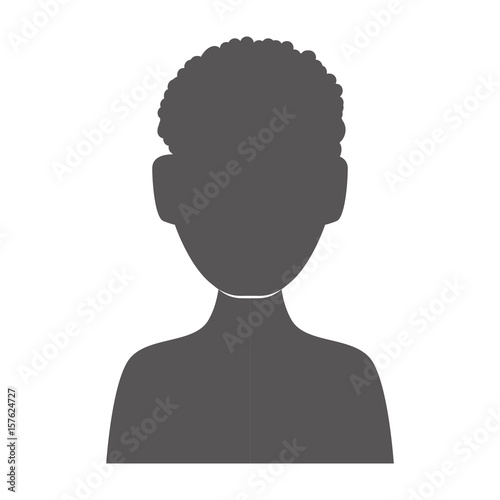 Man faceless avatar icon vector illustration graphic design