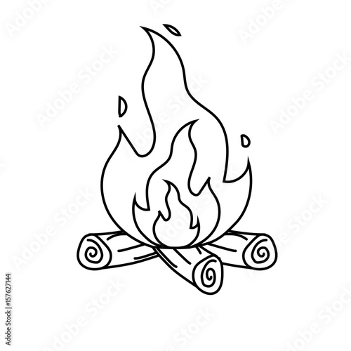line cute firewood to keep warm