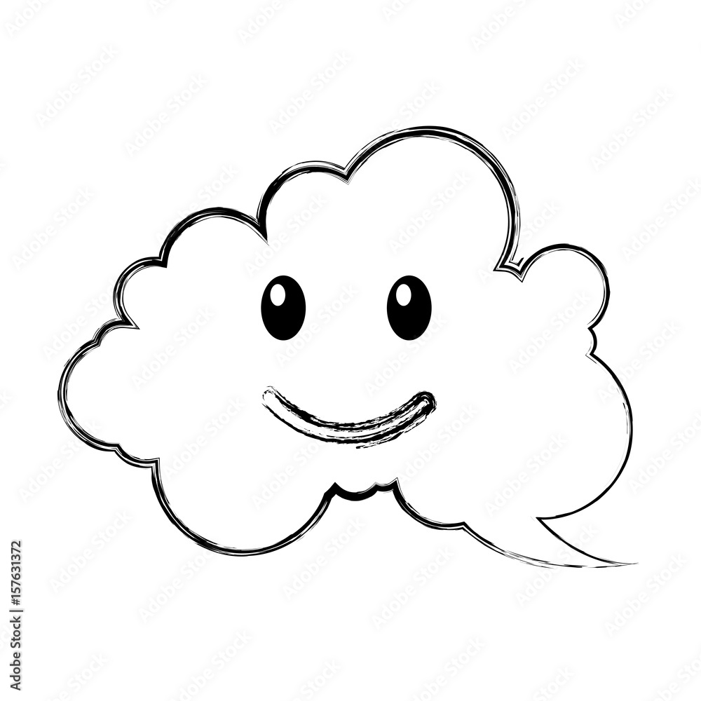 speech bubble happy comic character vector illustration design speech bubble happy comic character vector illustration design