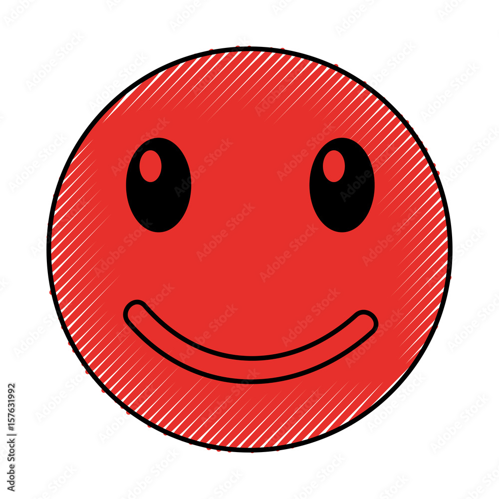 happy emoticon face kawaii style vector illustration design happy emoticon face kawaii style vector illustration design