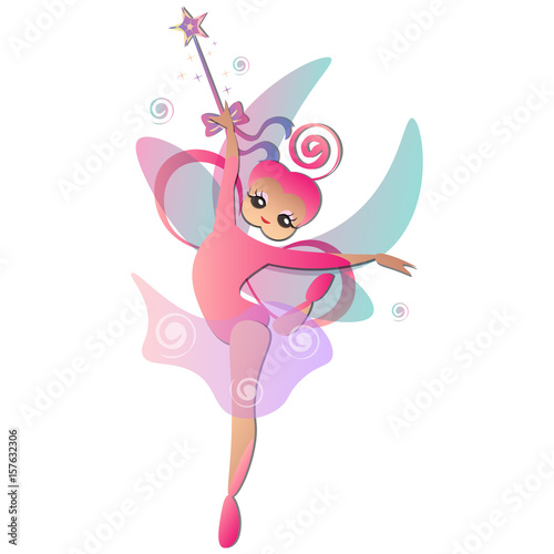Fairy with magic stick
