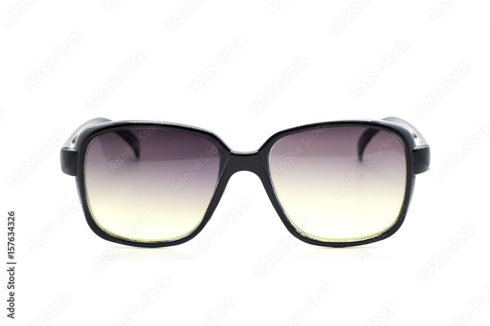 Modern fashionable sunglasses isolated on white background, Glasses Modern fashionable sunglasses isolated on white background, Glasses