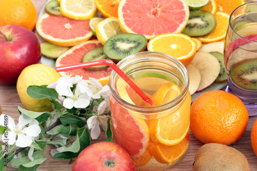 fruit water detox .
