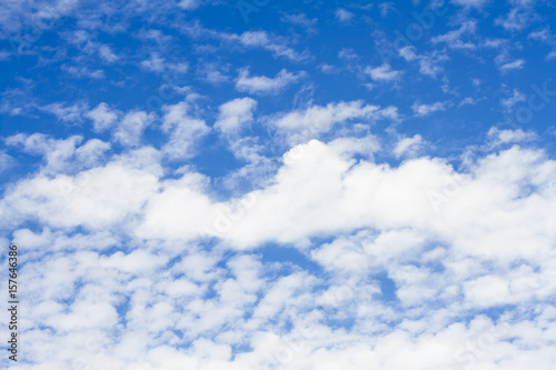 beautiful blue sky with cloudy