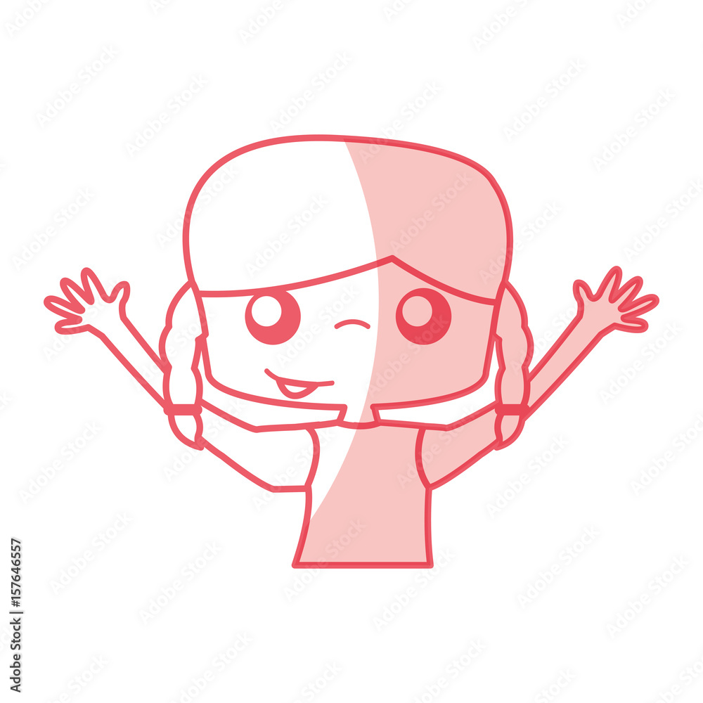 cute girl drawing character vector illustration design cute girl drawing character vector illustration design