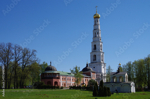 Dzerzhinsky, Russia - May, 2017: Ugresha Monastery in spring day photo