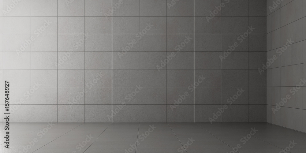 bare concrete wall / 3D Render Image