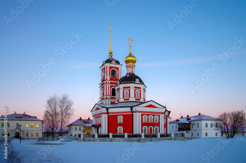 ROSTOV, RUSSIA - January, 2017: Holy Trinity Saint Serguius Varnickiy monastery in Rostov photo