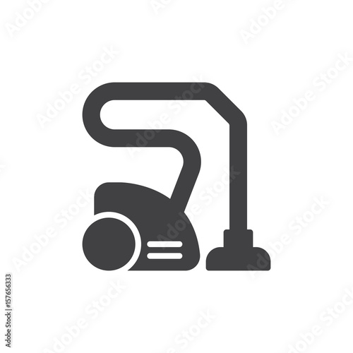 Vacuum cleaner icon vector, filled flat sign, solid pictogram isolated on white. Symbol, logo illustration. Pixel perfect