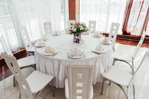 Beautifully organized event - served festive table