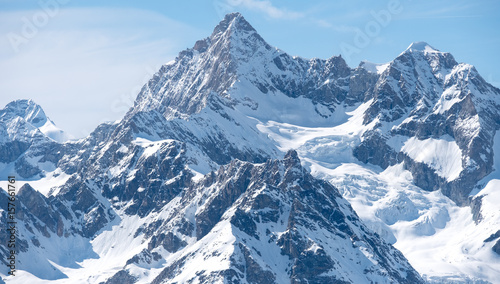 Winter landscape in the Matterhorn © exzozis