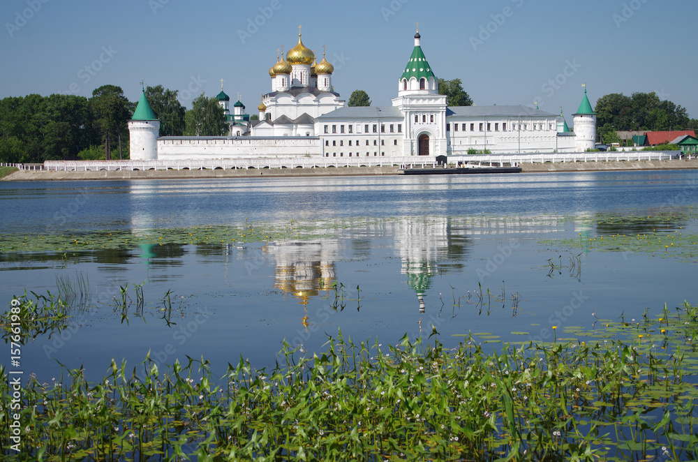 Fototapeta premium KOSTROMA, RUSSIA - July, 2016: Ipatyevsky Monastery in summer day