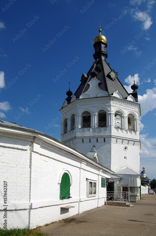 KOSTROMA, RUSSIA - July, 2016: View of Bogoyavlensko-Anastasiin monastery in Kostroma