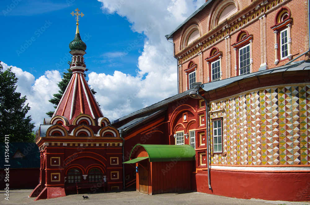 Fototapeta premium KOSTROMA, RUSSIA - July, 2016: View of the Resurrection Church on the Debra