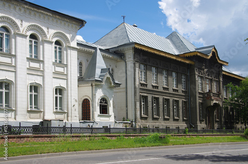 KOSTROMA, RUSSIA - July, 2016: The streets of the old city on a sunny summer day